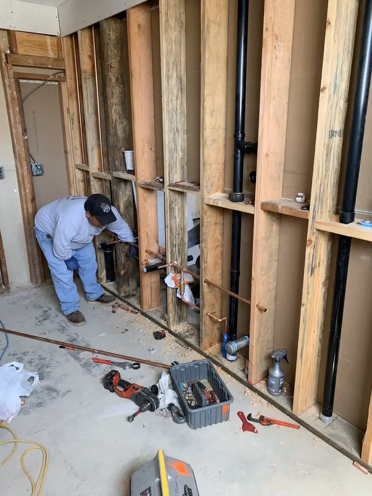 Commercial rough-in plumbing for Gas Line Repair in Hy-view